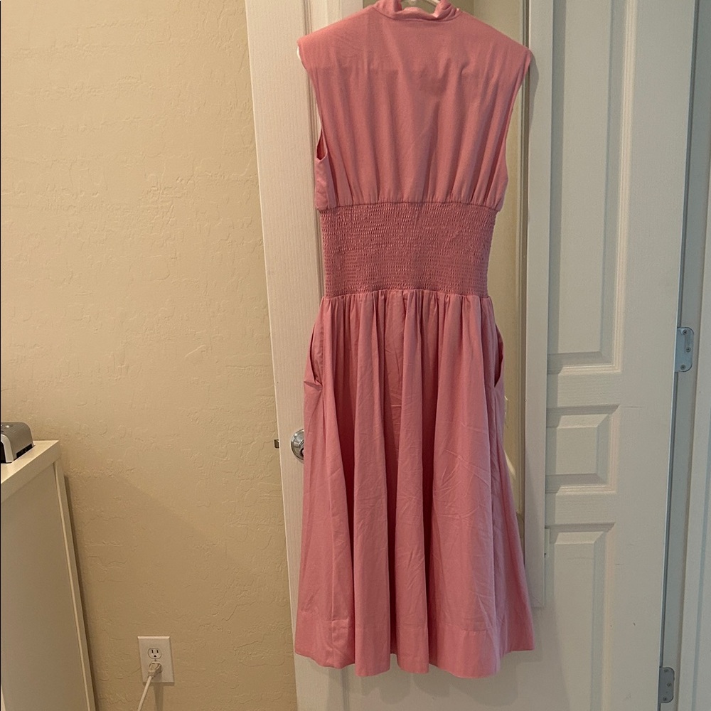 Anthropologie Pink Midi Dress - Picture 4 of 6